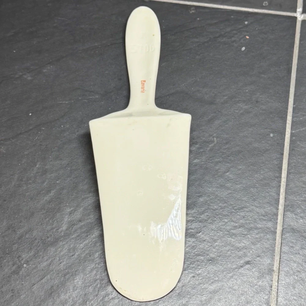 Vintage Bavaria Porcelain Floral Cake Server Gold Trim German China 5706